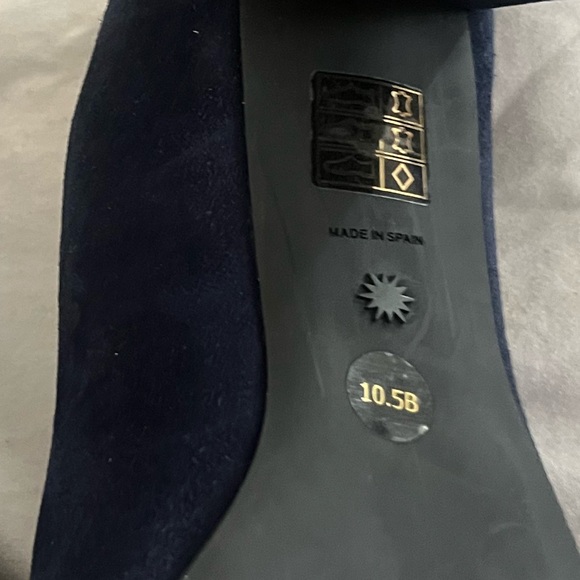 Stuart Weitzman Stuart Block Heel 75 Pointed Toe Pump Shoes New 10.5 $495 - Picture 10 of 13